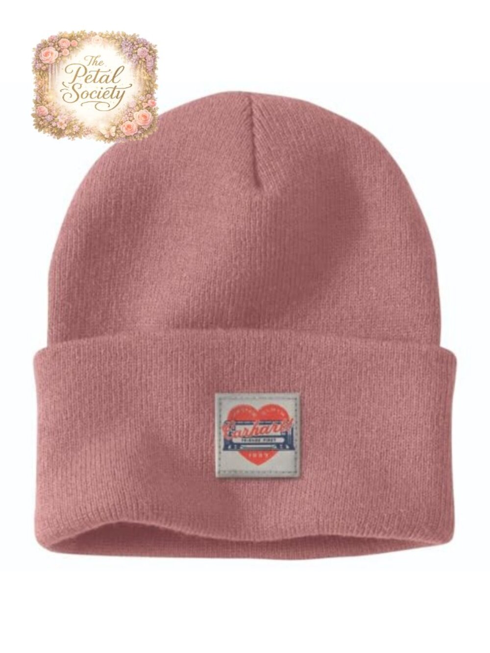 Carhartt Knit Heart Patch Beanie Women's Winter Hat